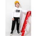 Loose Fit Physical Exercise Cotton Long sleeve Kids Hoodies Suit